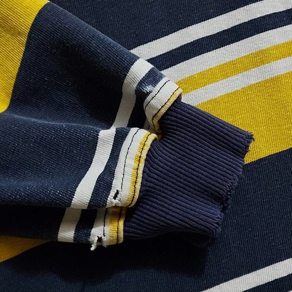 Vintage, distressed, Britches, long sleeved polo shirt for men - Picture 4 of 4